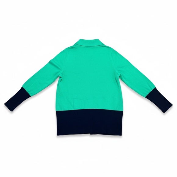 New York & Company Green & Blue Cardigan Sweater | Size M - Picture 5 of 9